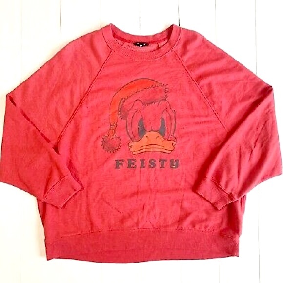 Disney x AE Donald Duck Sweatshirt NWOT - Picture 2 of 5